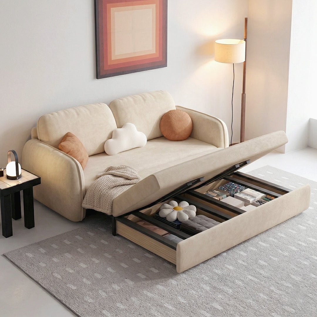 Lunana Two Seater Sofa Bed With Drawer - Miola