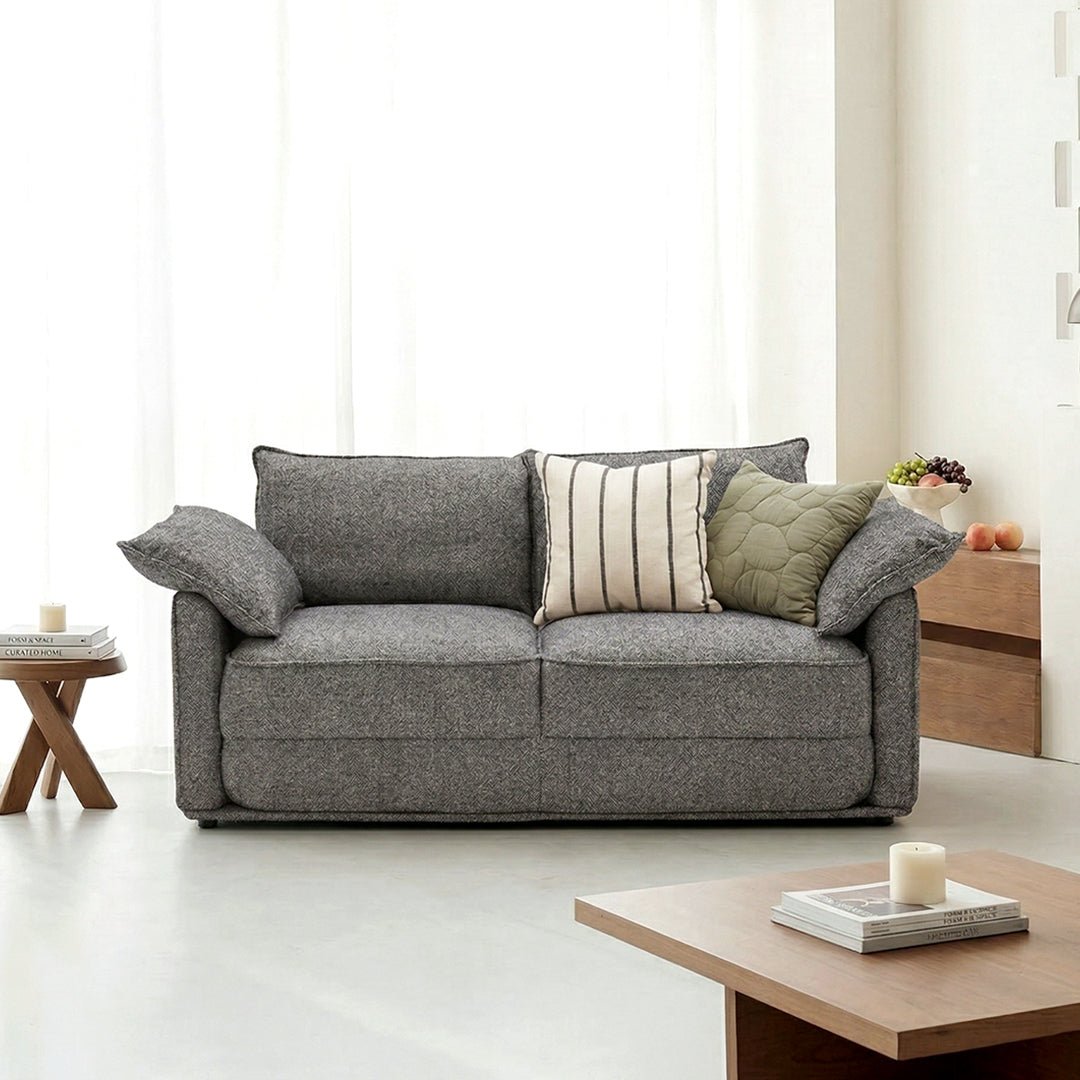 Barghouti Two Seater Sofa Bed, Linen - Miola