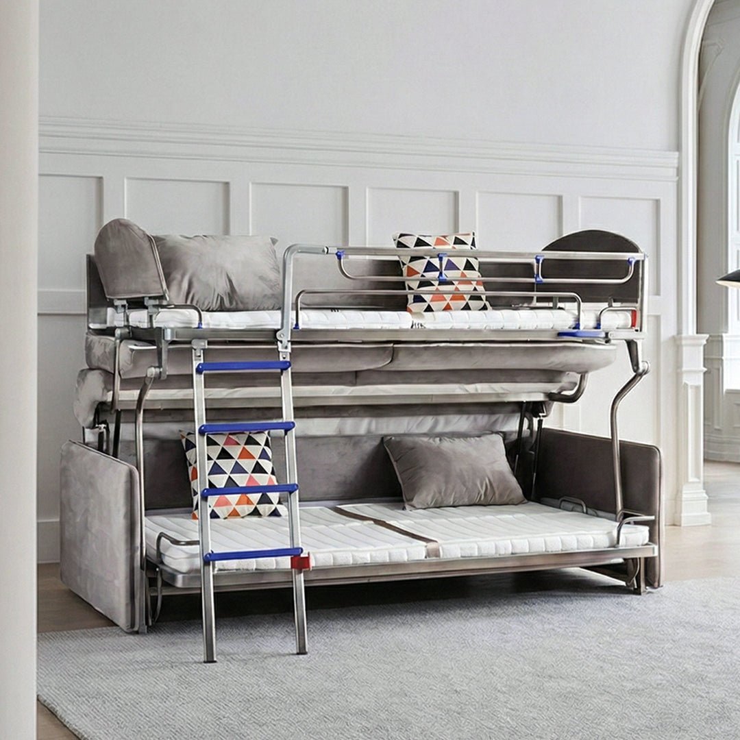 Ramos Two Seater Sofa Bed, Bunk Bed, Flannelette - Miola