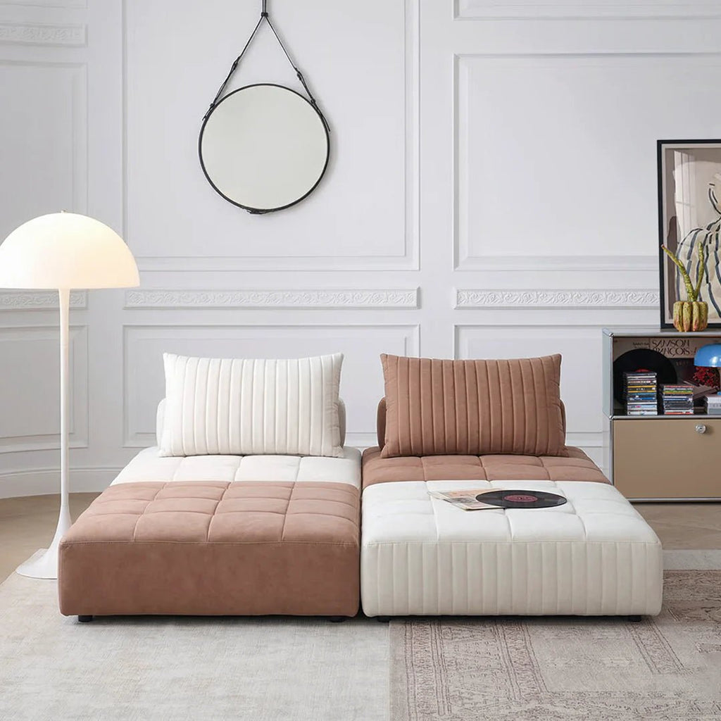Thorne Lazy Sofa Bed, Single Sofa Bed, Leathaire - Miola