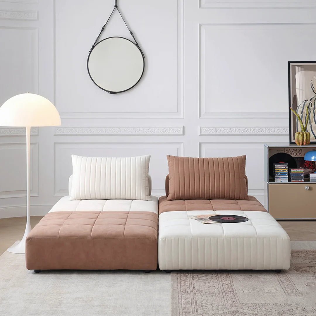 Thorne Lazy Sofa Bed, Single Sofa Bed, Leathaire - Miola