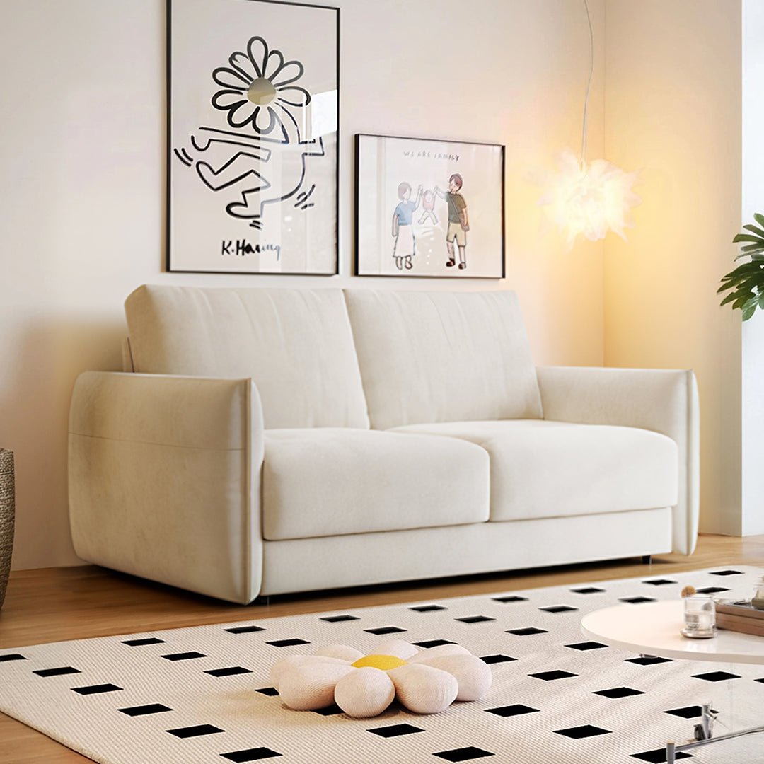 Kaur Two Seater Sofa Bed, Pull Out Sleeper Sofa Bed, More Colours - Miola