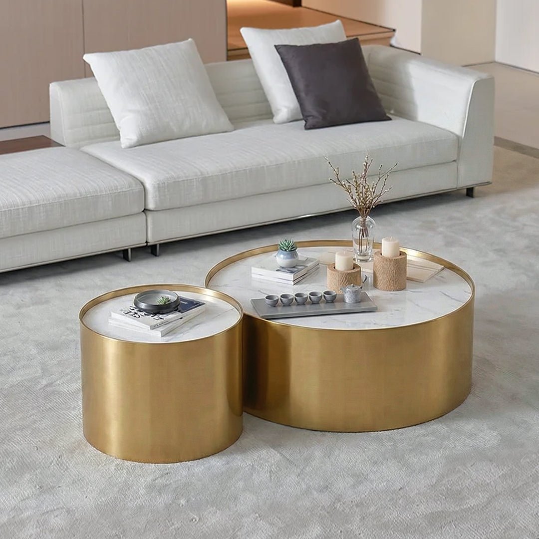 Luxury Coffee Table Set, Sintered Stone - Miola