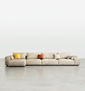 R87 Calvin Four Seater, Five Seater Sofa, Corner Sofa, Leathaire - Miola
