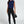 Load image into Gallery viewer, Frill Neck Blouse Top In Navy
