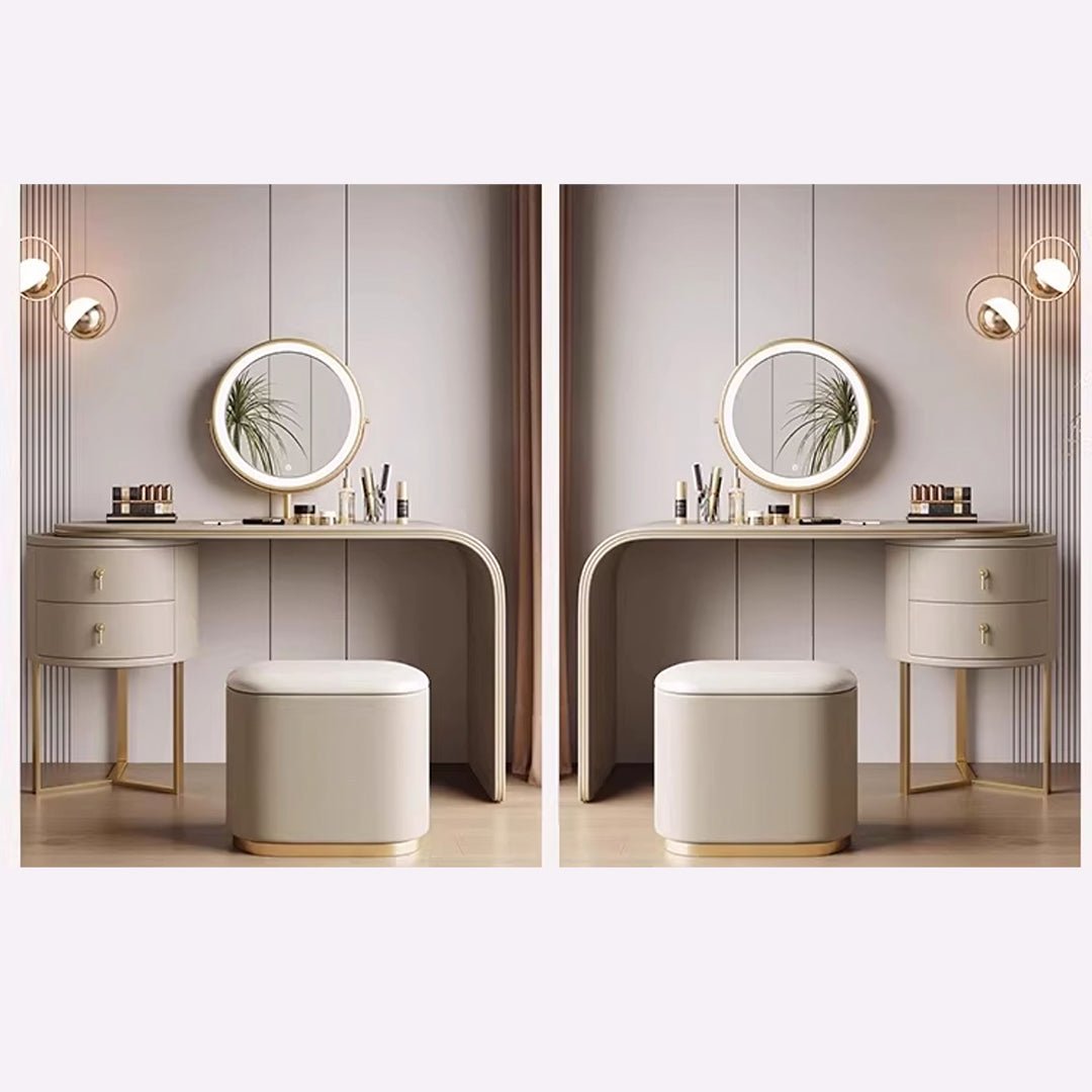 Noorali Dressing Table with Mirror, More Colors Available - Miola