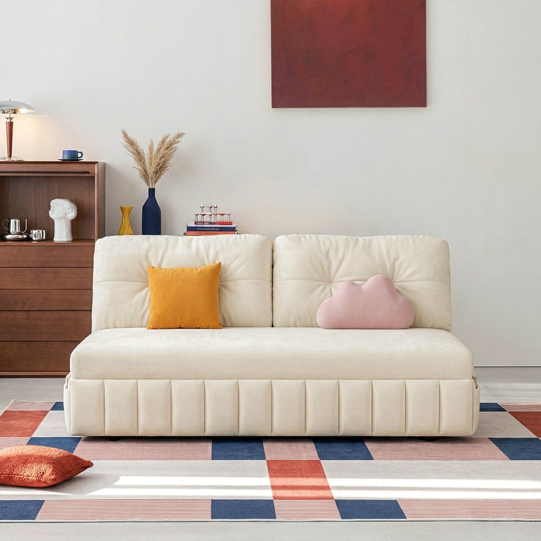 Mehta Single Seater Sofa Bed, Two Seater Sofa Bed, Blue - Miola