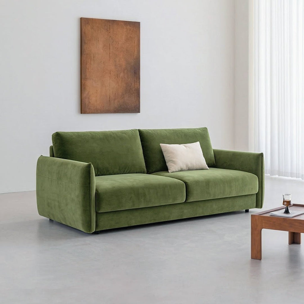 Kaur Two Seater Sofa Bed, Pull Out Sleeper Sofa Bed, More Colours - Miola