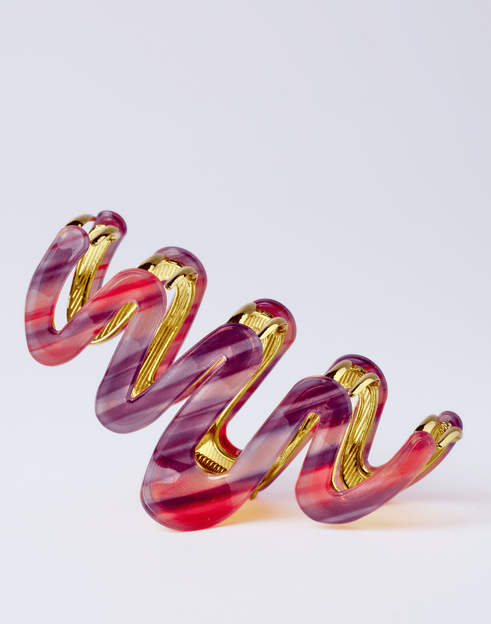 Wavy Twist / Purple / Hair Clips - Miola
