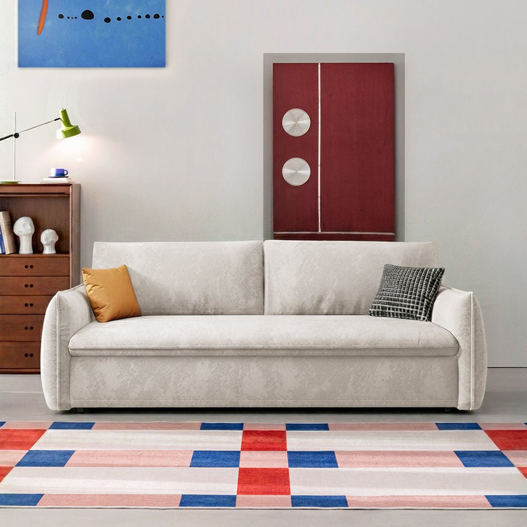 Fernandez Two Seater, Three Seater Sofa Bed With Storage, Suede - Miola