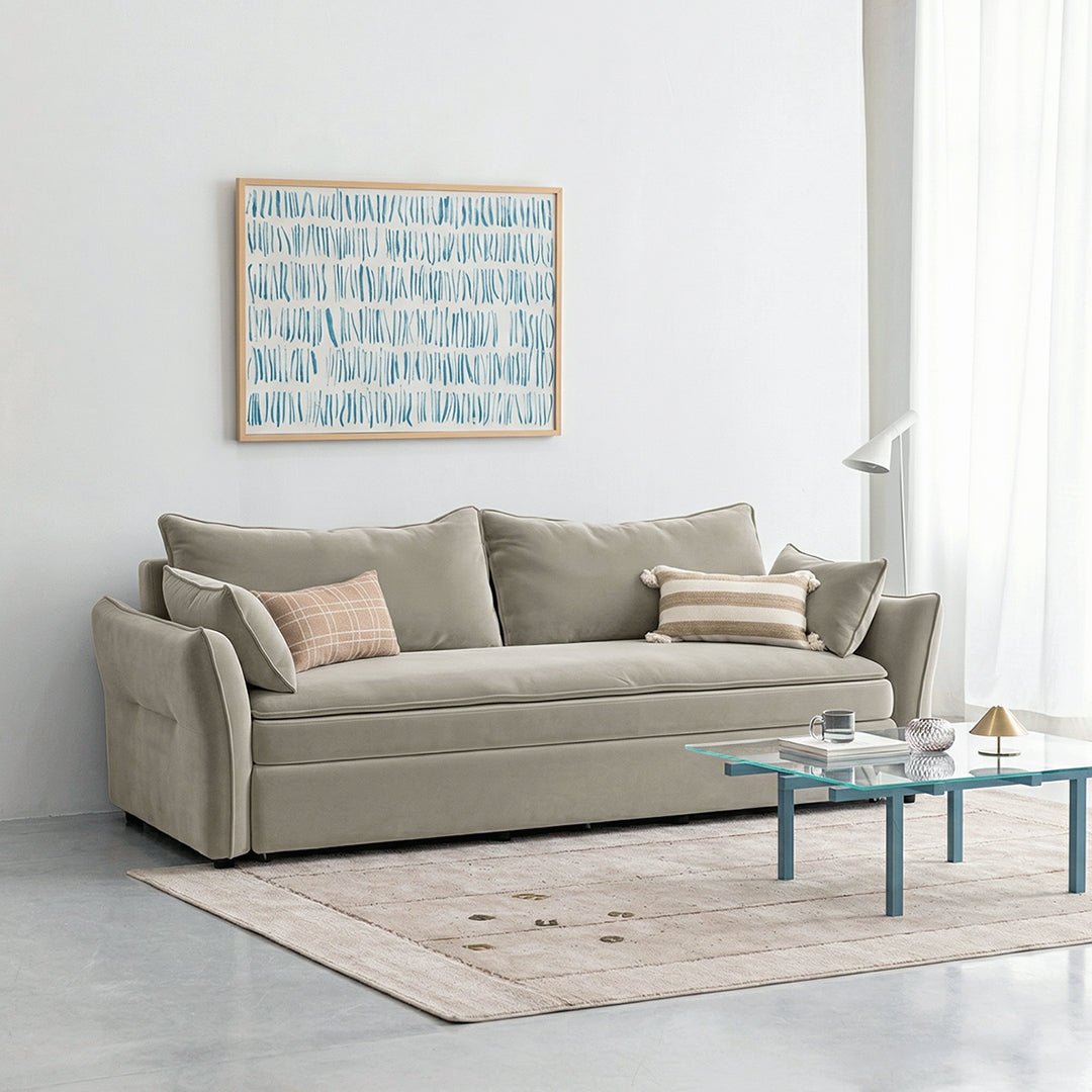Ritchie Two Seater Sofa Bed, Pull Out Sleeper Sofa Bed - Miola