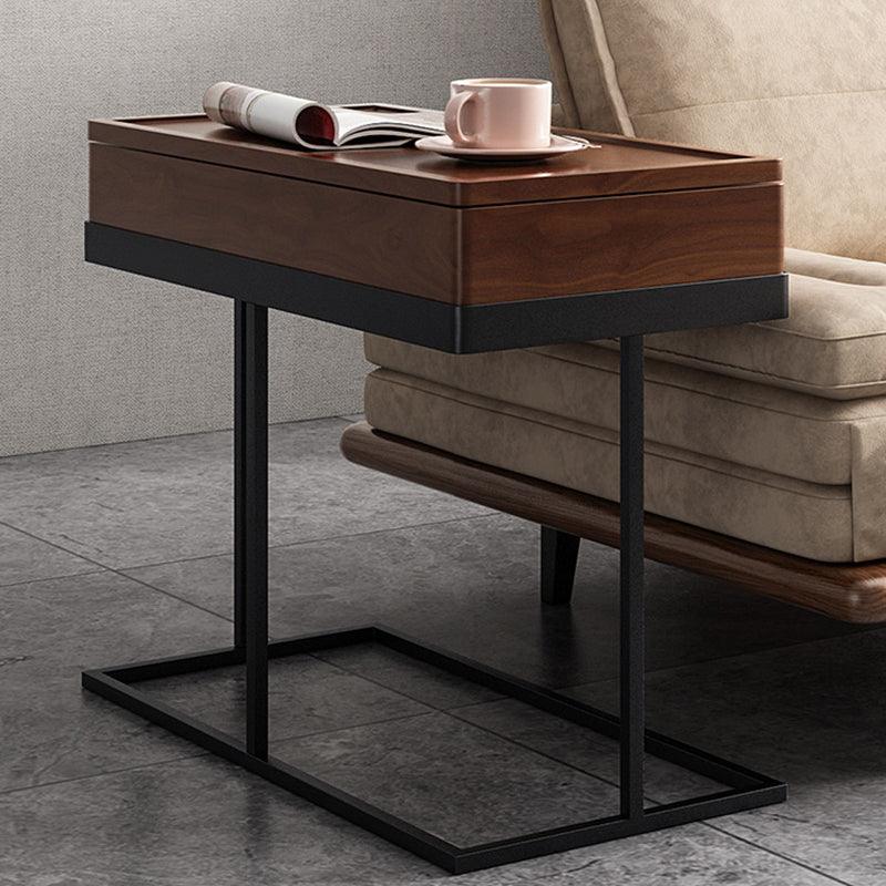 Hay Storage Side Table, Walnut - Miola