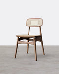 Hans Style Rattan Dining Chair, Light Oak - Miola
