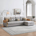 Malhotra L Shape Sofa Bed, Small Corner Sofa Bed - Miola
