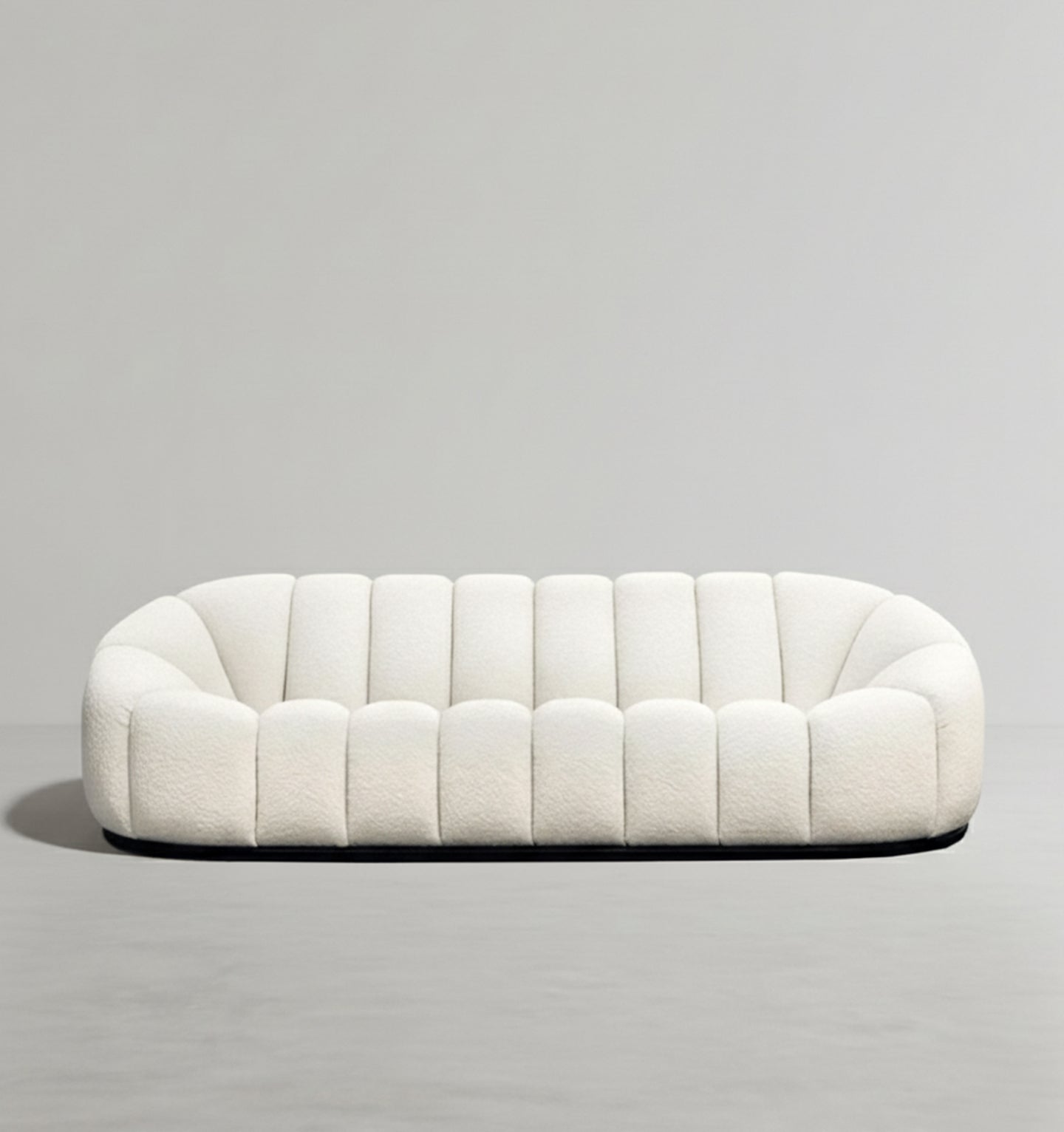 Arsav Pumpkin Three Seater Sofa, Boucle - Miola