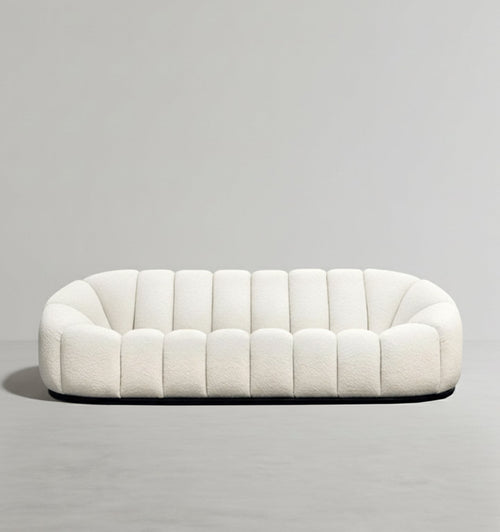 Arsav Pumpkin Three Seater Sofa, Boucle - Miola