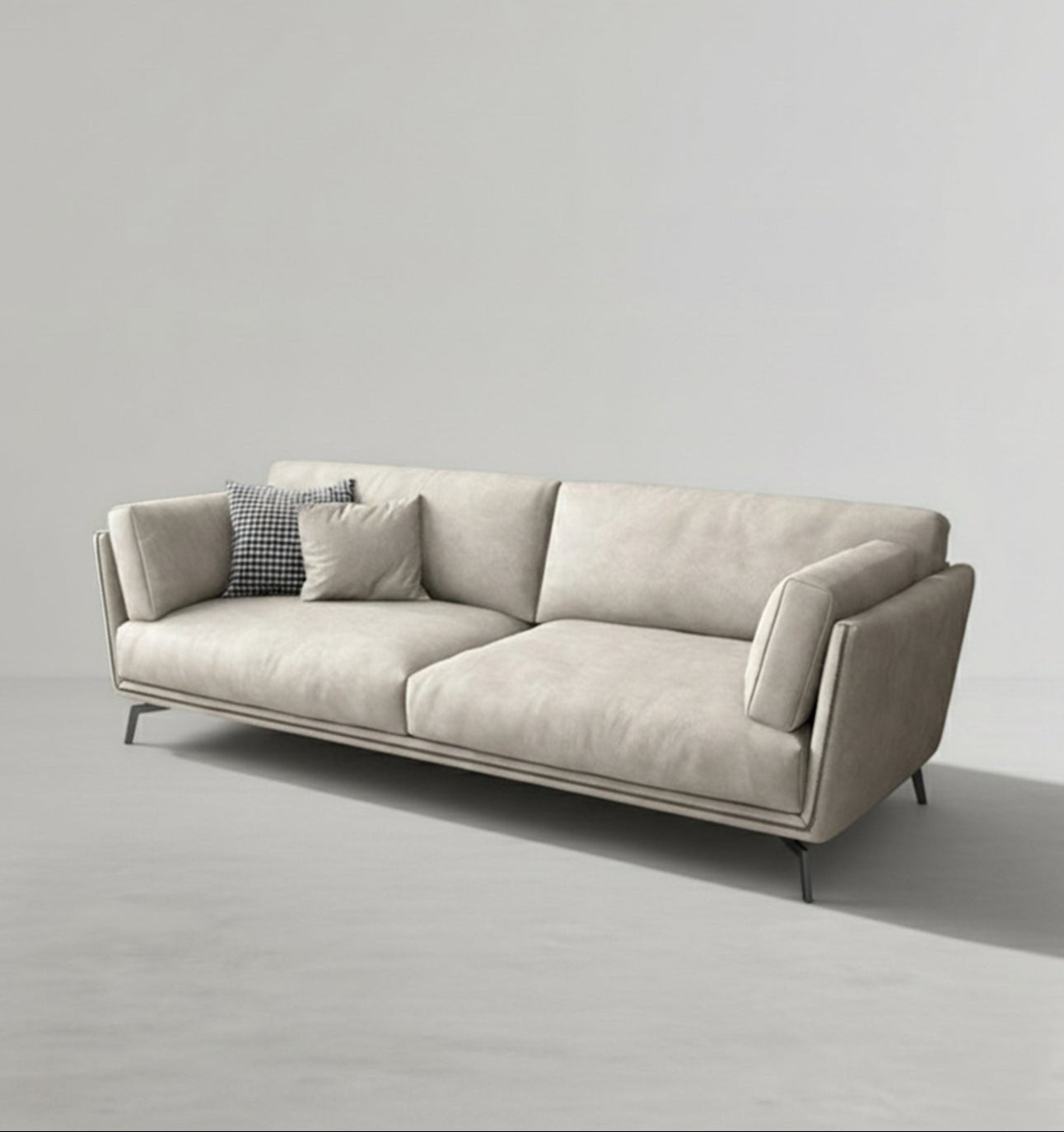 Reynold Two Seater Sofa, Leatheraire - Miola