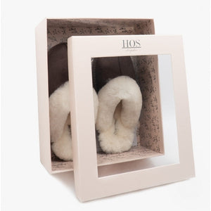 Real Sheepskin Mule Slippers Espresso