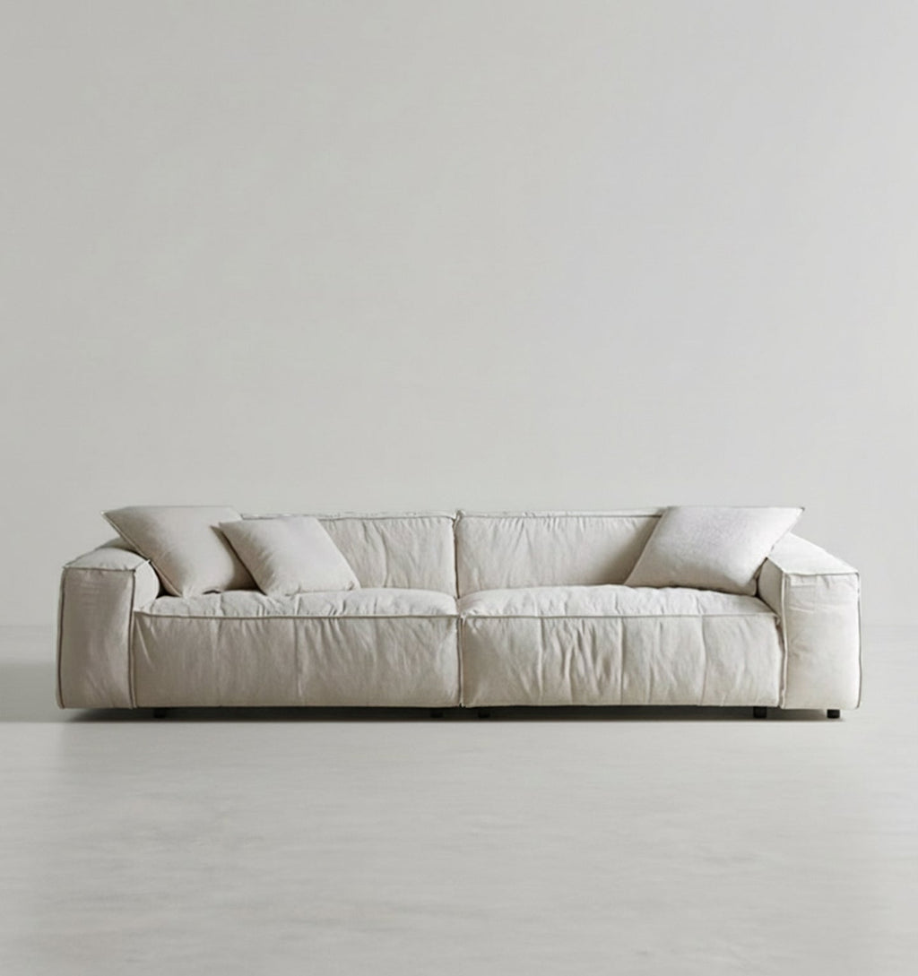 Jerome Three Seater Sofa, Modular Sofa, Cotton Linen - Miola