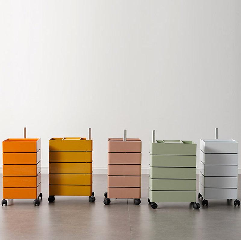Afar Side Table With Storage & Trolley - Miola