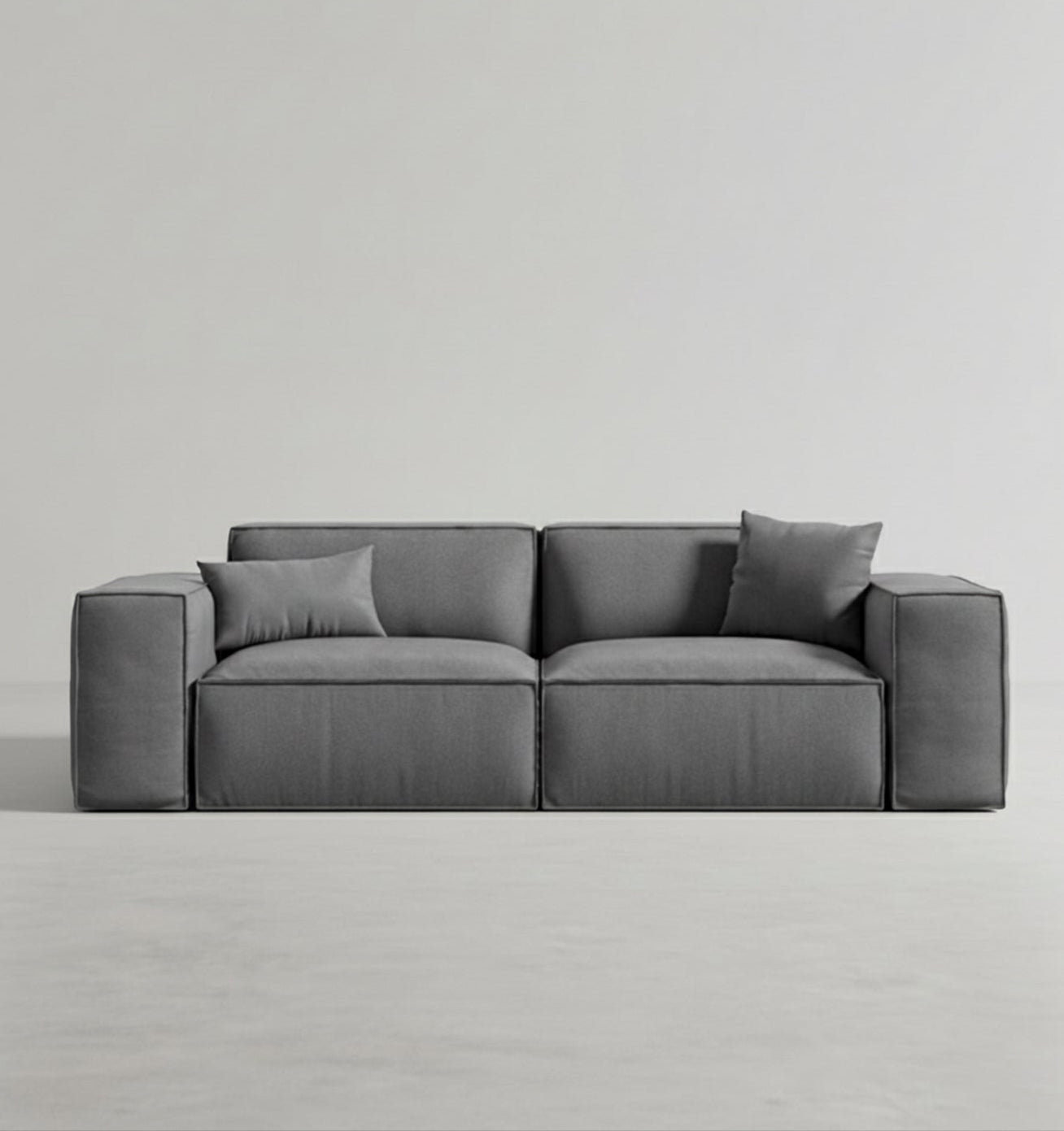 Lynnbrook Two Seater Sofa, Linen - Miola