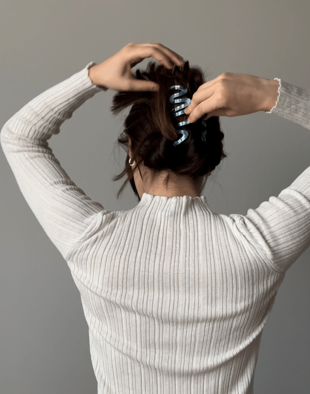 Wavy Twist / Purple / Hair Clips - Miola