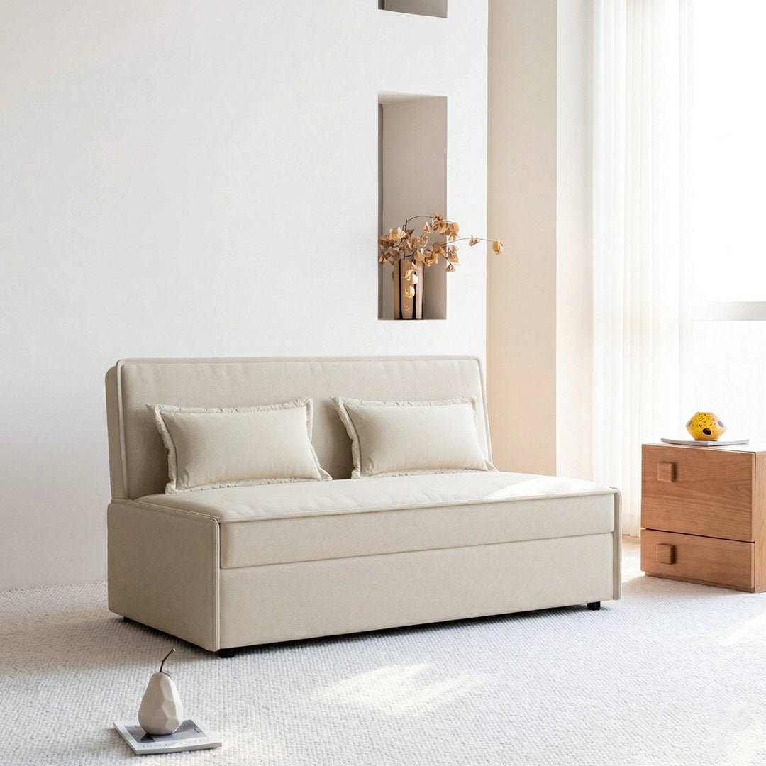 Haseeb Single Seater Sofa Bed, Two Seater Sofa Bed, Chenille - Miola