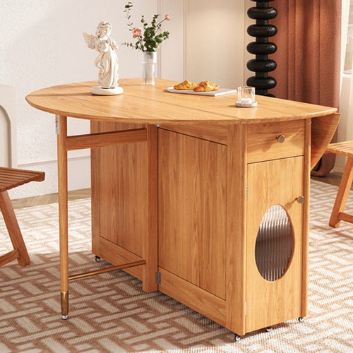 Ainsley Folding Extendable Dining Table, Wood - Miola