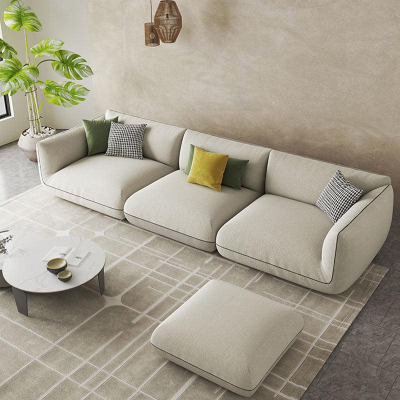 TOFU Agnes Three Seater Corner Sofa, Suede, Modular Sofa - Miola