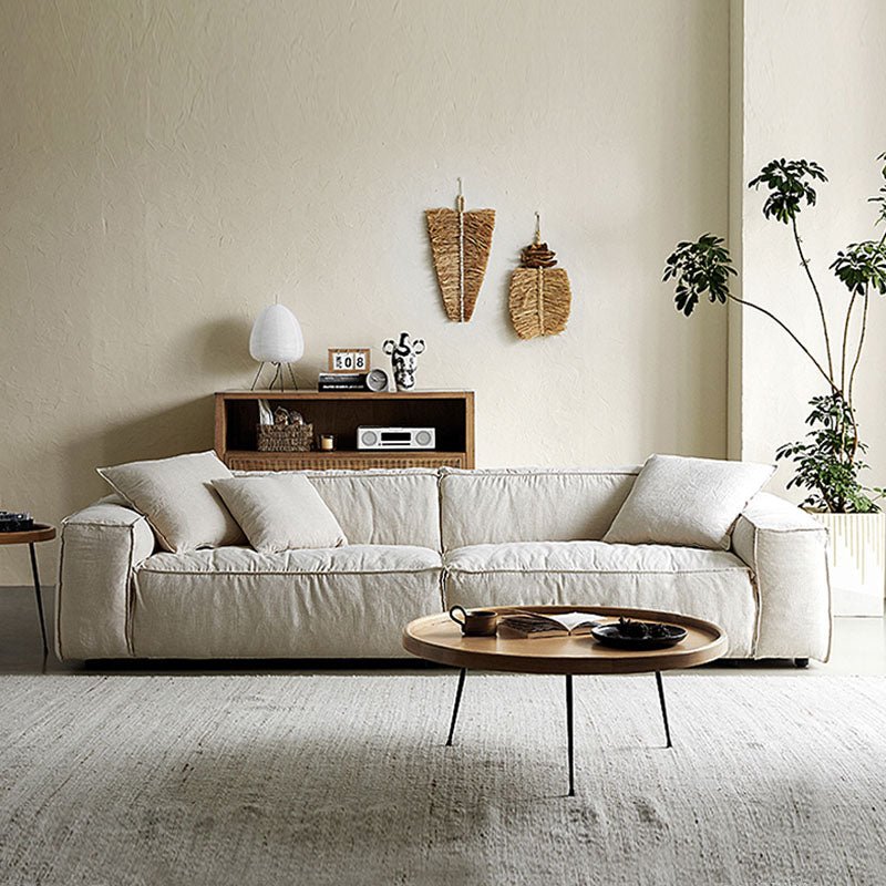 Jerome Three Seater Sofa, Modular Sofa, Cotton Linen - Miola