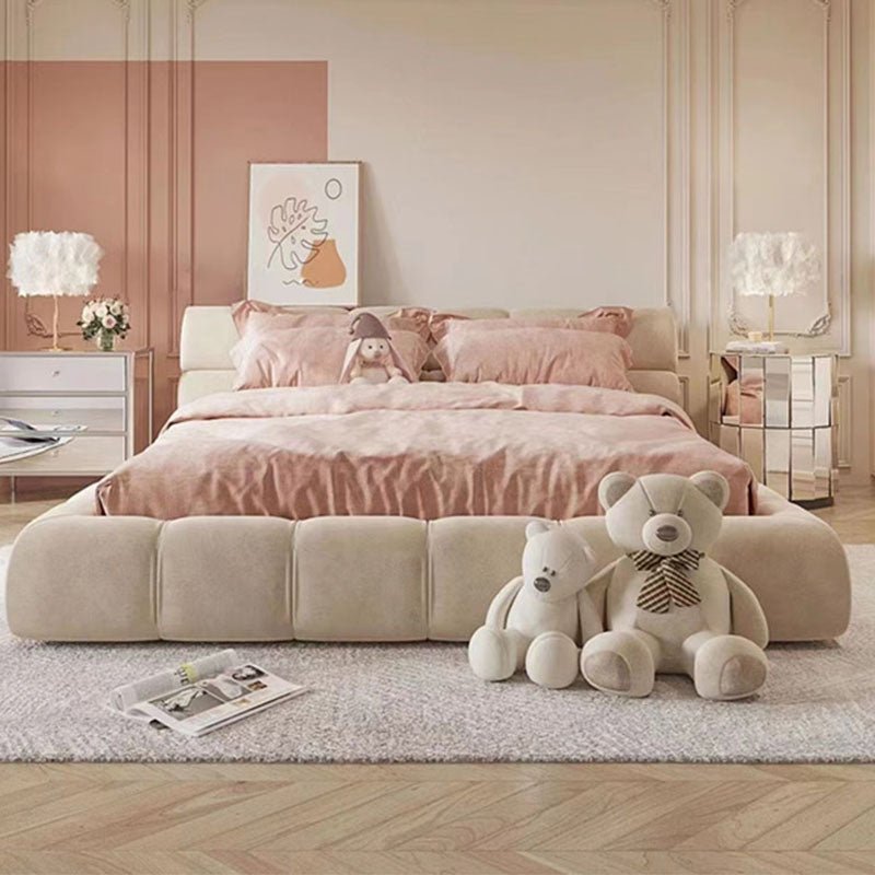 Mamie King Size Bed, More Sizes, Velvet With Storage, Gaslift - Miola