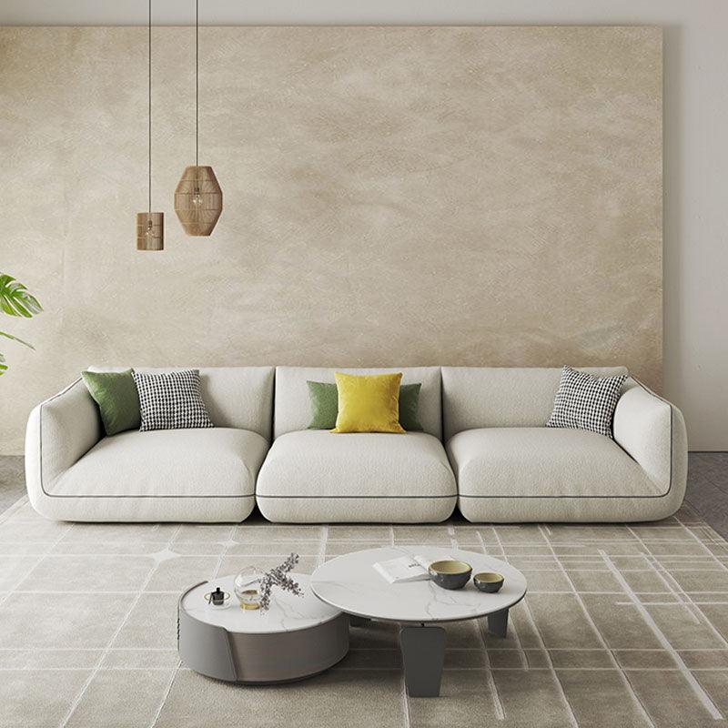 TOFU Agnes Three Seater Corner Sofa, Suede, Modular Sofa - Miola