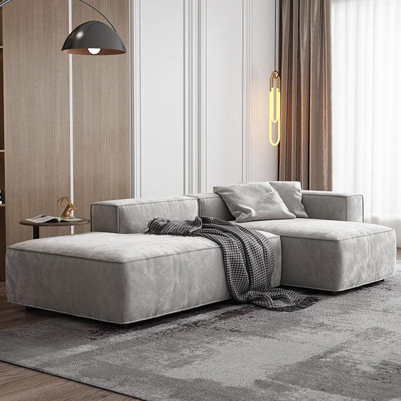 Yetta Three Seater, Four Seater Sofa, Corner Sofa, Grey Velvet - Miola