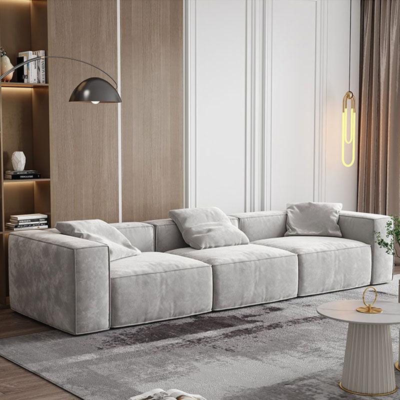 Yetta Three Seater, Four Seater Sofa, Corner Sofa, Grey Velvet - Miola