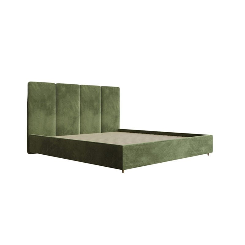 Laura King Size Bed, Velvet - Miola