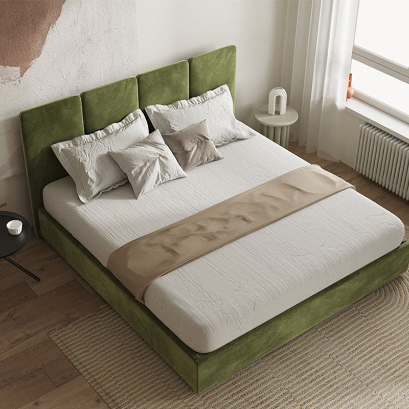 Laura King Size Bed, Velvet - Miola