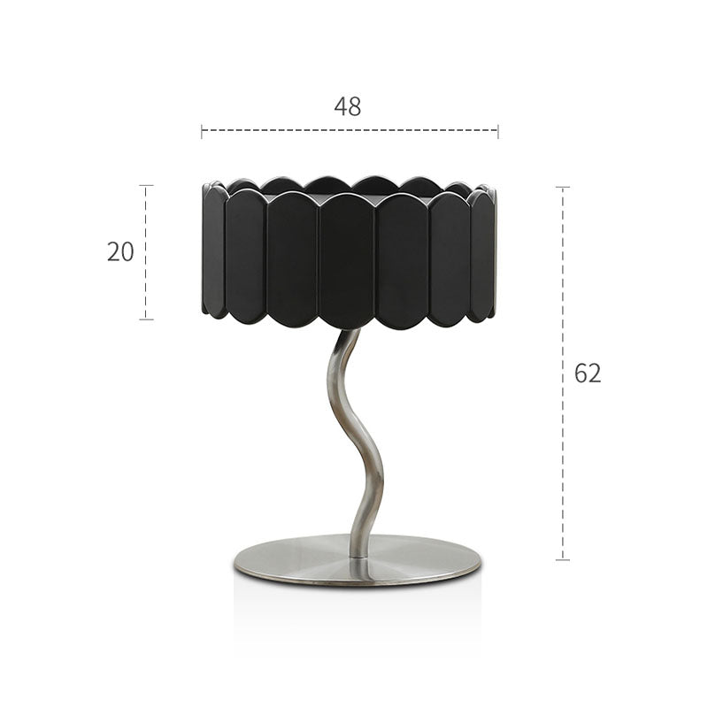 Sinclair Bedside Table, Black - Miola