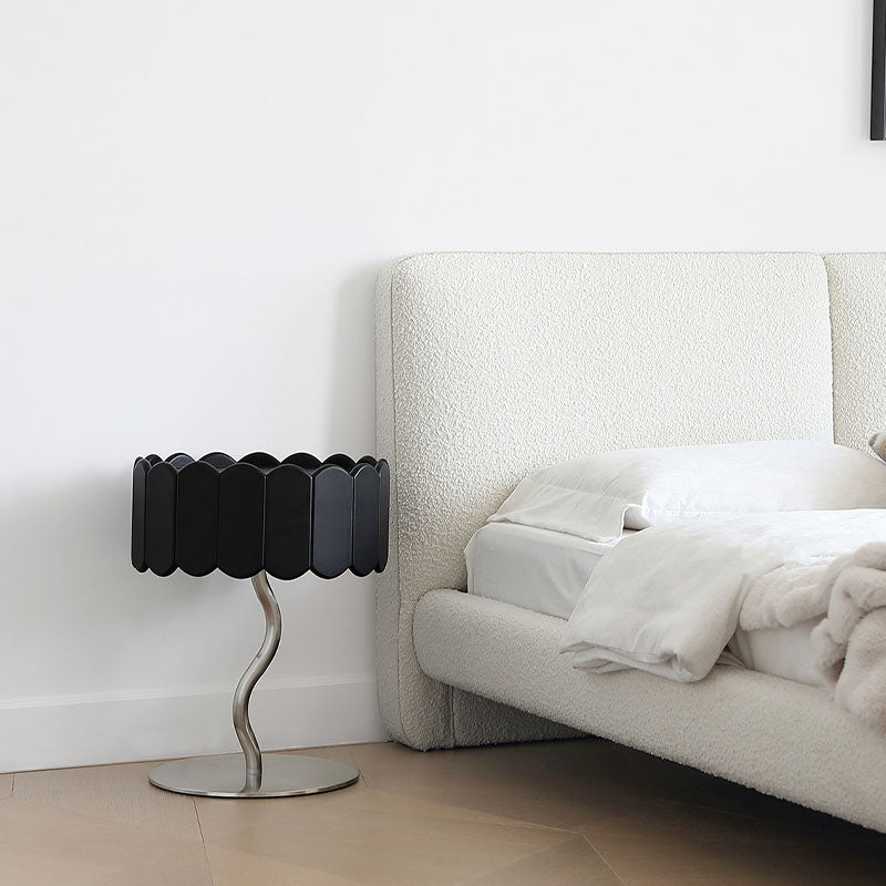 Sinclair Bedside Table, Black - Miola