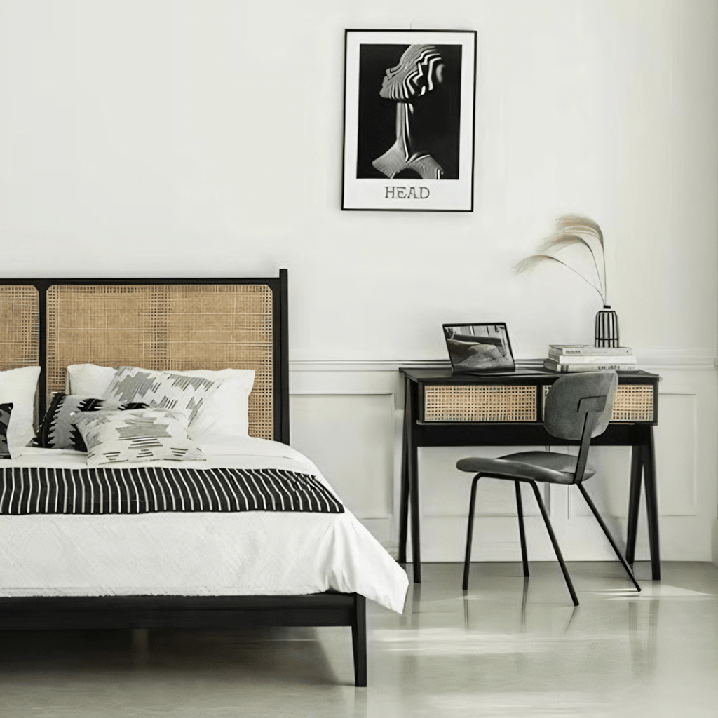 Lambeth Office Desk, Black - Miola
