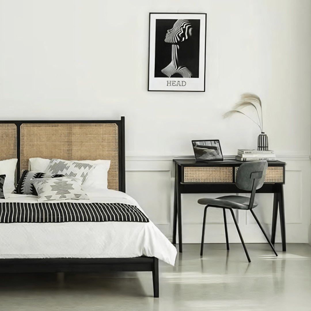 Lambeth Office Desk, Black - Miola