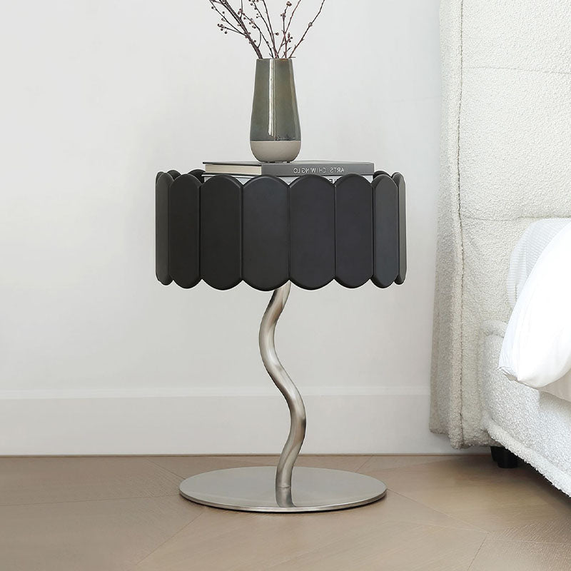 Sinclair Bedside Table, Black - Miola