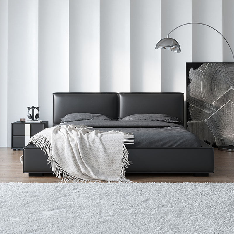 Vanessa King Size / Super King Size Bed, Black - Miola