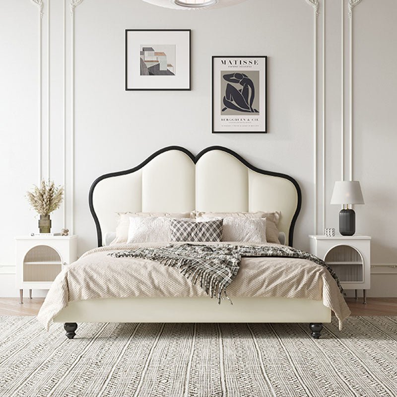 Tracy Cream King Size / Super King Size Bed, Cream - Miola