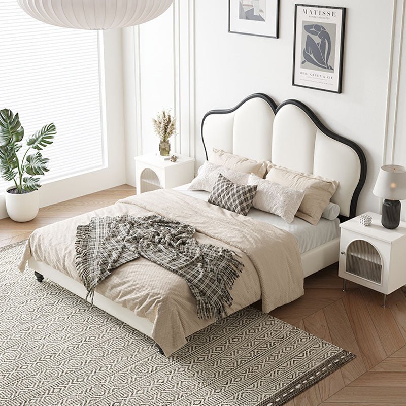Tracy Cream King Size / Super King Size Bed, Cream - Miola