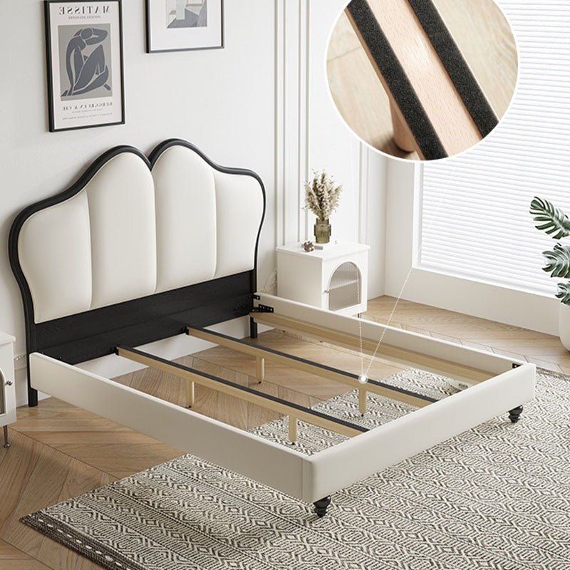 Tracy Cream King Size / Super King Size Bed, Cream - Miola