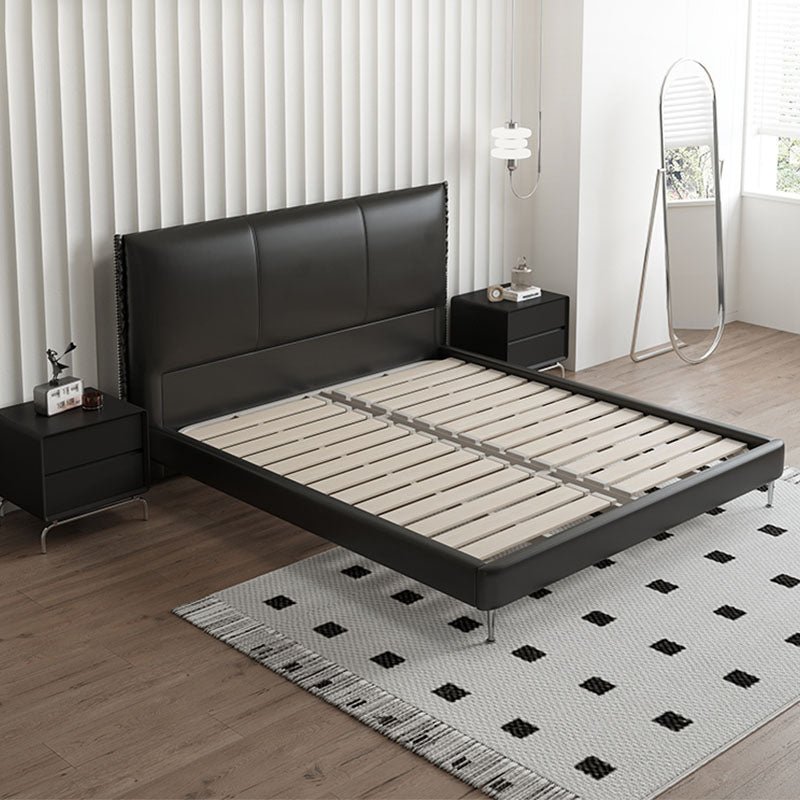Kinza King Size / Super King Size Bed, Black - Miola