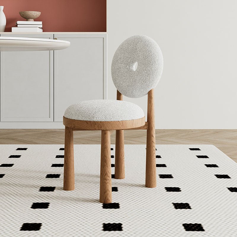 Evelyn Donut Dining Chair, Boucle - Miola