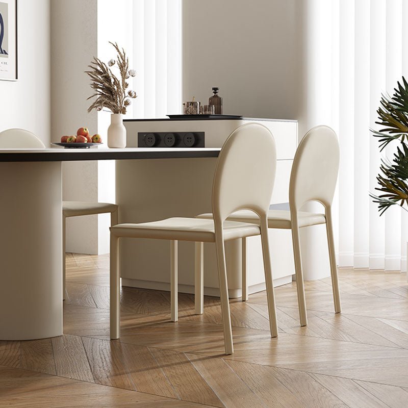 Yedda Dining Chair, Cream - Miola