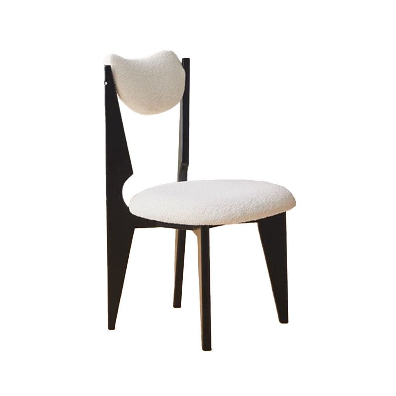 Molan Dining Chair, White Boucle - Miola