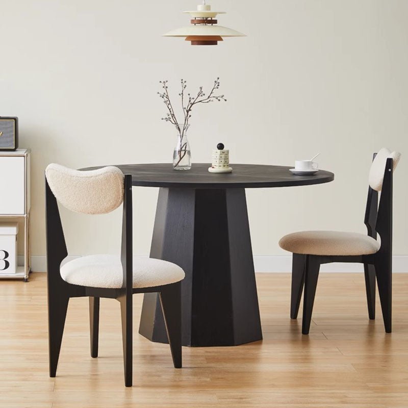 Molan Dining Chair, White Boucle - Miola